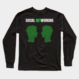 Funny Networking Data Nerd Computer Geek Programmer Long Sleeve T-Shirt